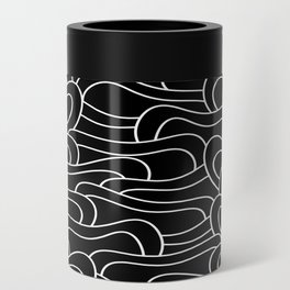 Abstract pattern - black and white. Can Cooler