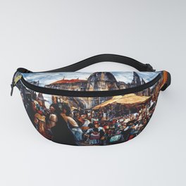 Medieval Fantasy Town Fanny Pack