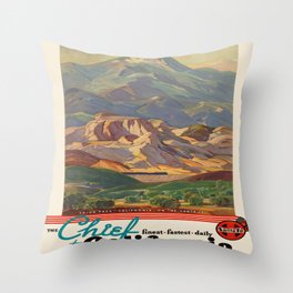 Vintage poster - California Throw Pillow