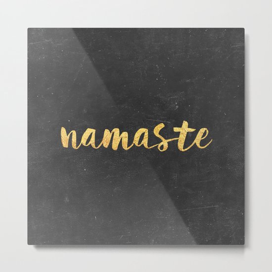 Namaste Metal Print