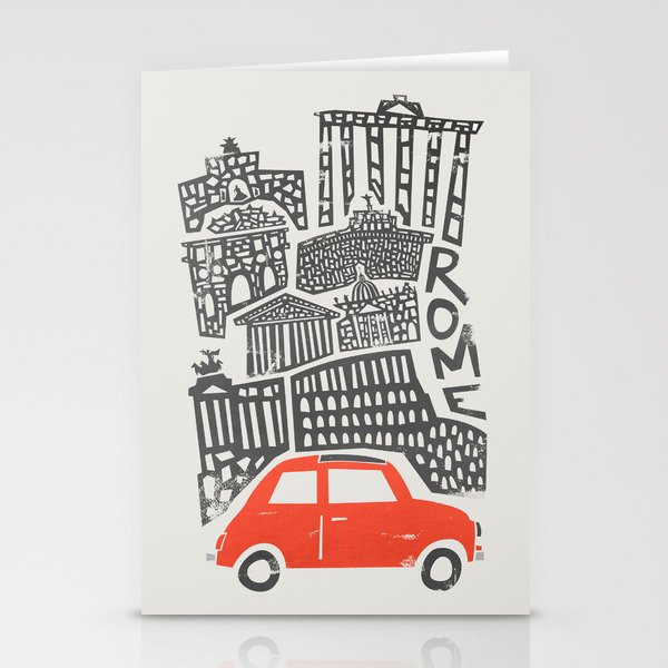 Rome Cityscape Stationery Cards