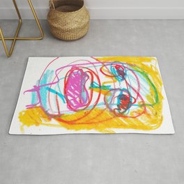 flash girl Rug