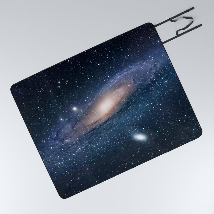 Andromeda Galaxy Photography Picnic Blanket