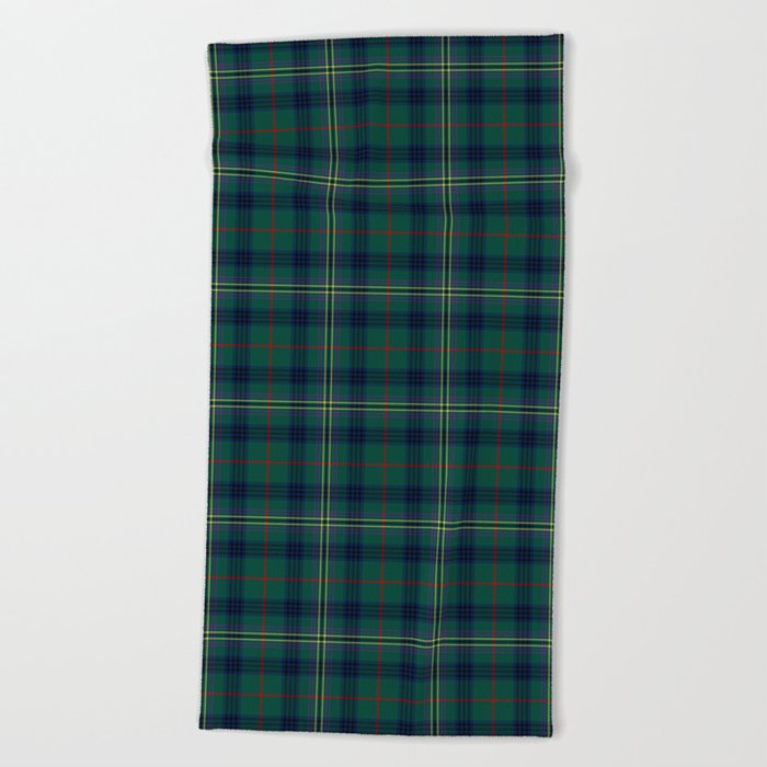 Clan Kennedy Tartan Beach Towel