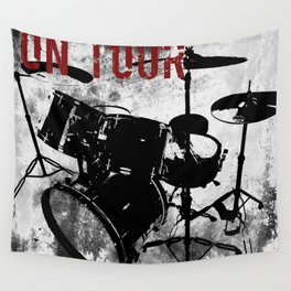 Rock 'n Roll Drums Wall Tapestry