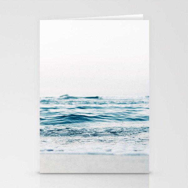 Beautiful White Beach Stationery Cards