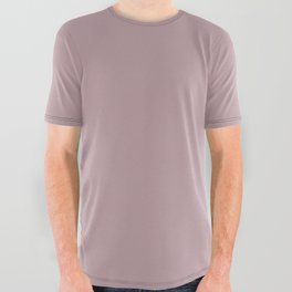 Bashful Mauve All Over Graphic Tee