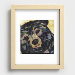 Black Bear Recessed Framed Print