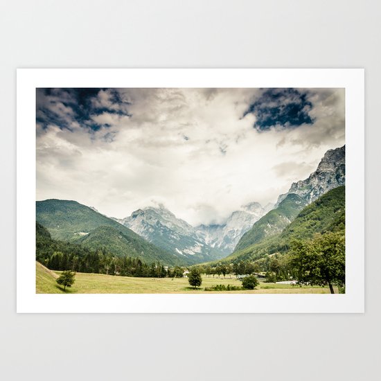 Cloudy sky Art Print