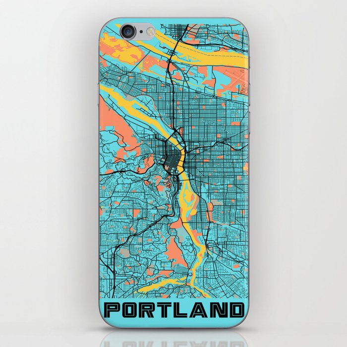 Portland city iPhone Skin