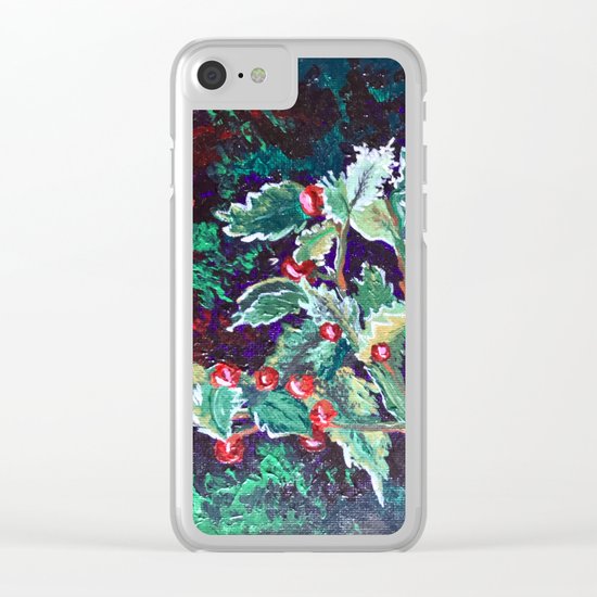 Have a Holly Jolly Christmas Clear iPhone Case