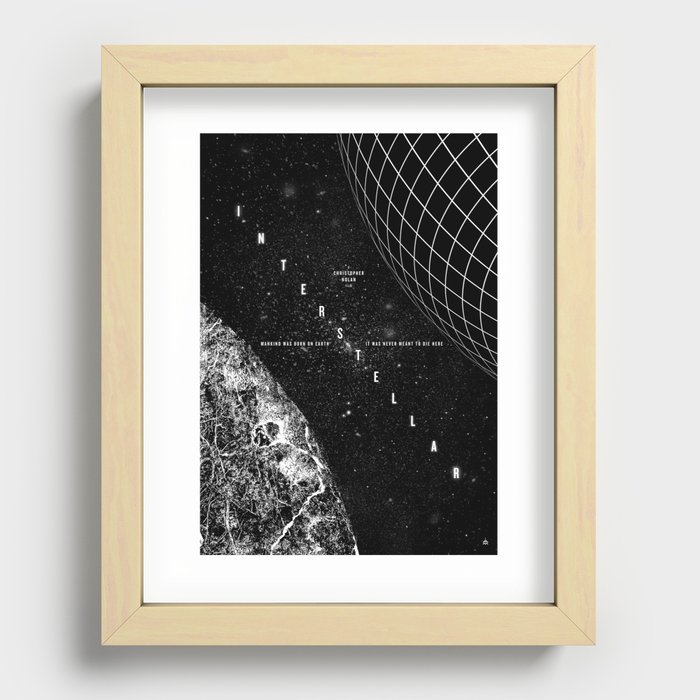 Interstellar Recessed Framed Print