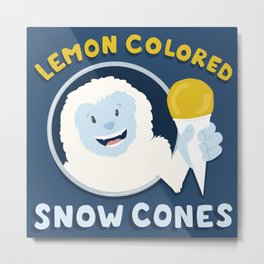 Snowcones Metal Print