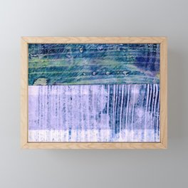 Modern Pinstripe Collage Framed Mini Art Print