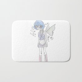 Sad Girl Bath Mat | Fairy, Kidart, Drawing, Graphite, Sadgirl, Anime, Ink Pen 