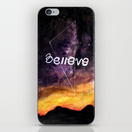 don't stop believing iPhone & iPod Skin