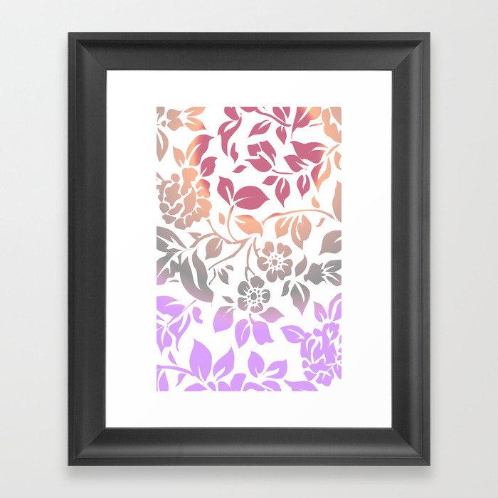 floral Framed Art Print