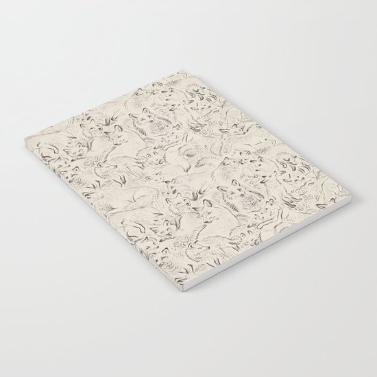 Resting foxes Notebook