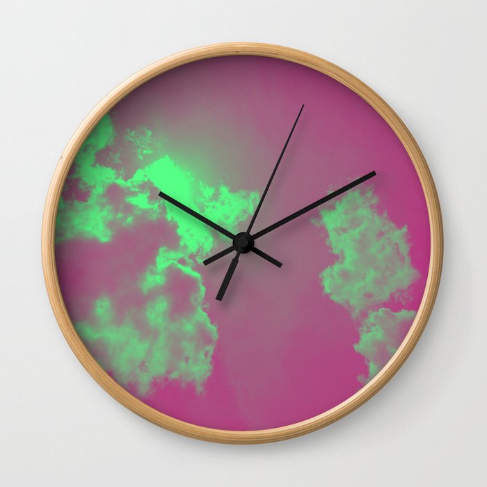 Radiant Clouds Wall Clock