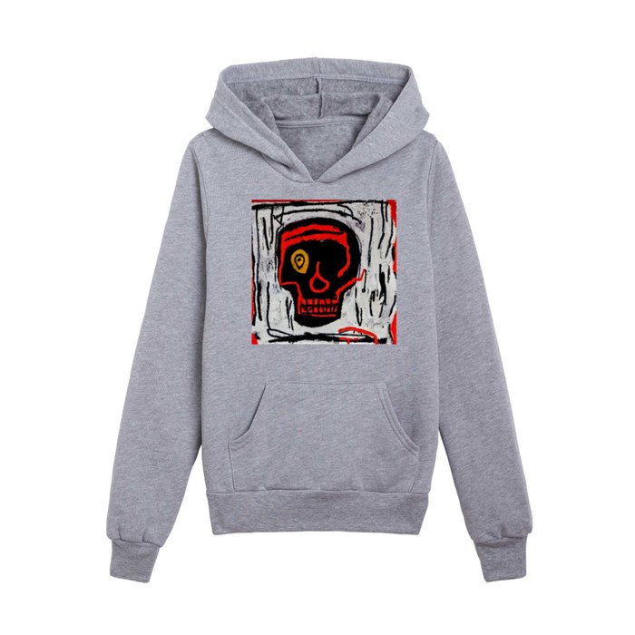 Famous Artist Skull Black Kids Pullover Hoodie