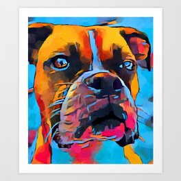 Boxer Art Print