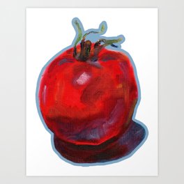 One tomato (oil painted) Art Print