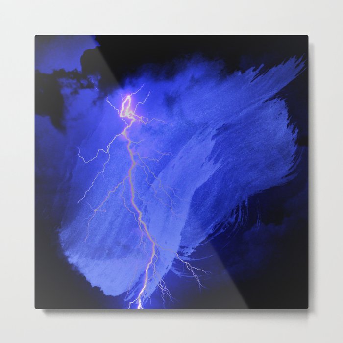 abstract thunder 2 Metal Print