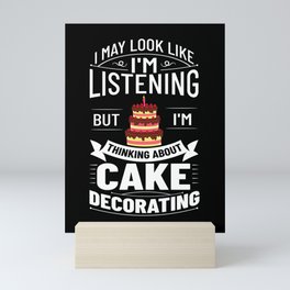 Cake Decorating Baker Ideas Beginner Mini Art Print