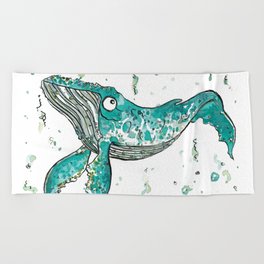 Humpback Whale Beach Towel