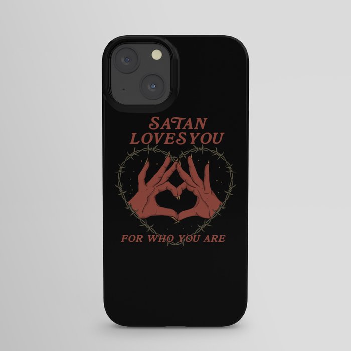 Satan Loves You iPhone Case