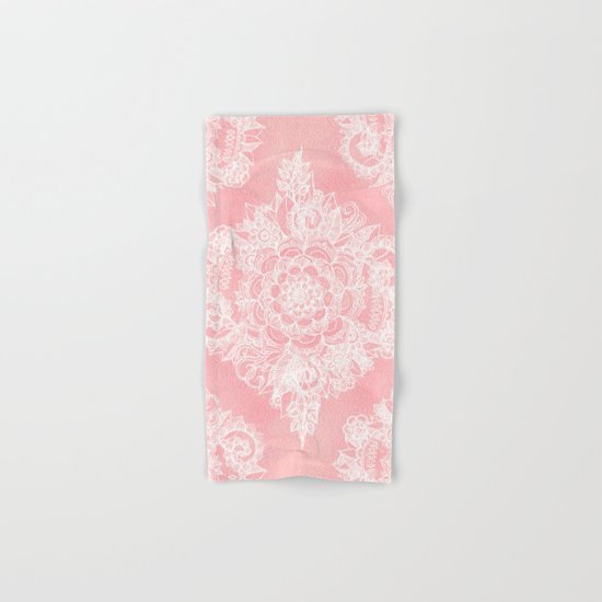 Marshmallow Lace Hand & Bath Towel