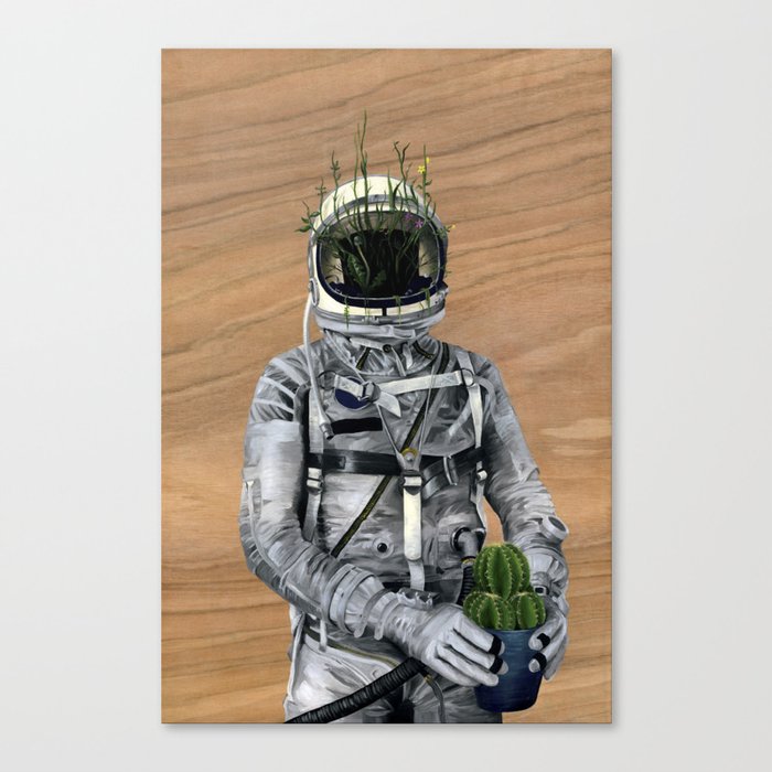 Cacti | Spaceman No:1 Canvas Print
