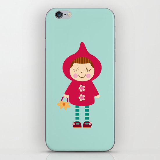 Little red riding hood iPhone Skin