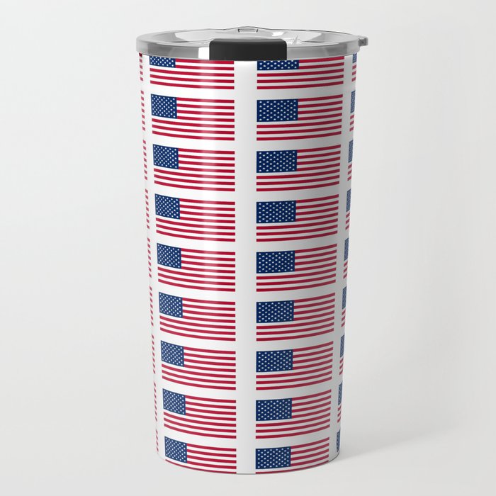 american flag 2-Usa,america,us,stars and strips, patriotic,patriot,united states,american,spangled Travel Mug