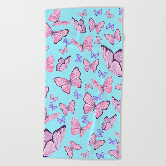 Butterflies Beach Towel