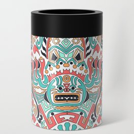 Aboriginal style illustration template Can Cooler
