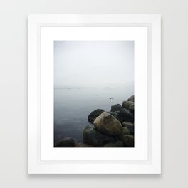 Ocean Fog Framed Art Print