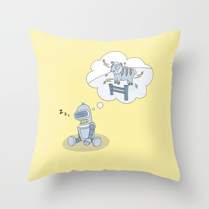 Do Benders dream of electric sheep? Throw Pillow