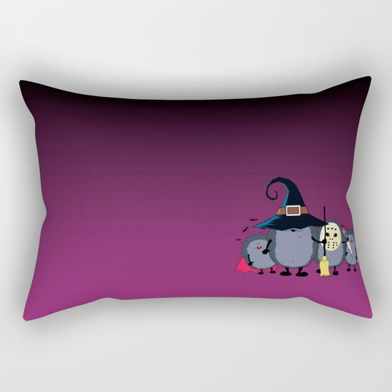 Halloween party crew Rectangular Pillow