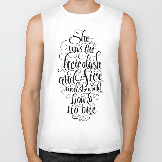 Heir of Ash and Fire Biker Tank