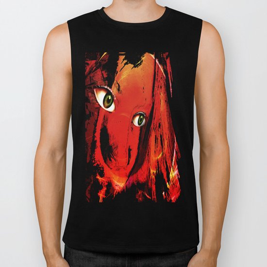 Nameless woman Biker Tank