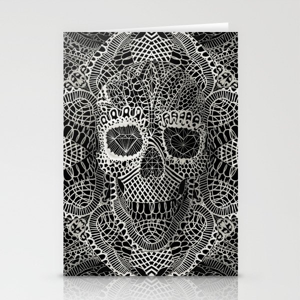 Lace Skull Stationery Cards