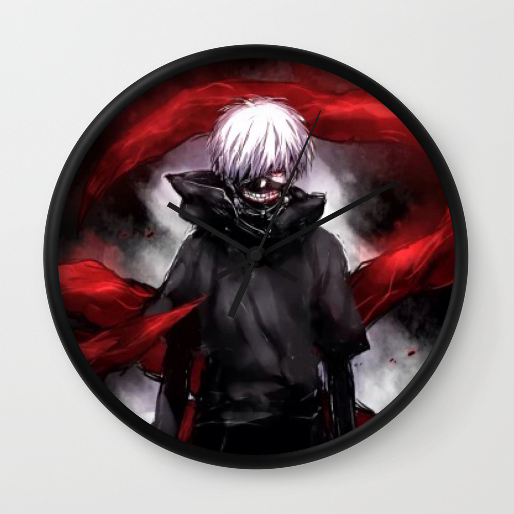 Tokyo Ghouls Anime Cool Cosplay Wall Clock By Rumahcreative Society6