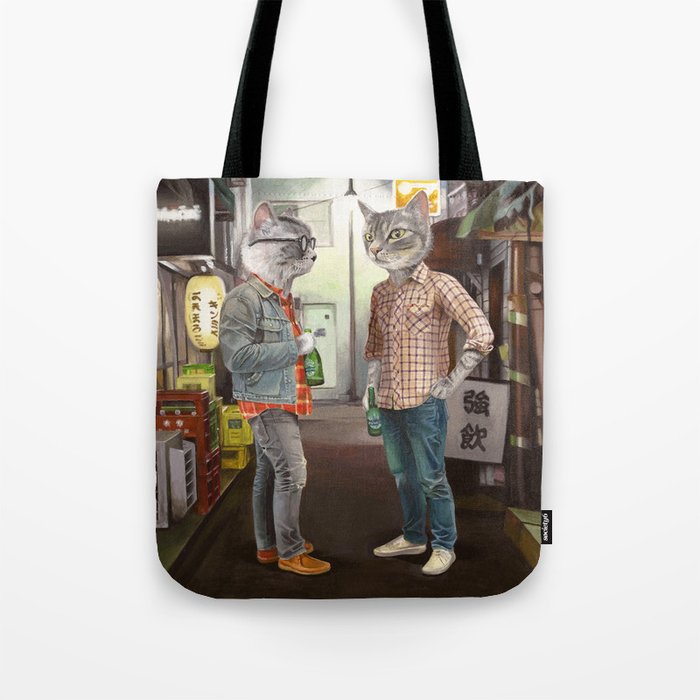 A Cats Night Out Tote Bag