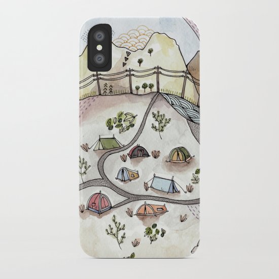 Desert Camp iPhone Case