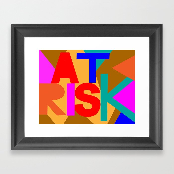 AT RISK Framed Art Print