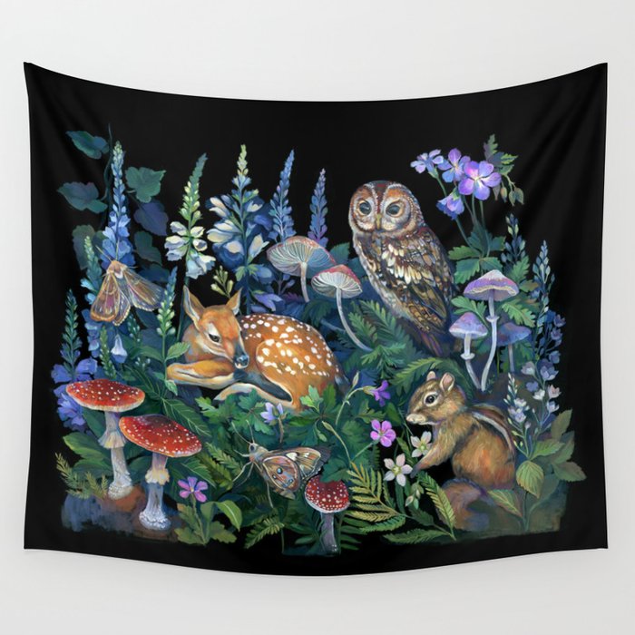 Enchanted Forest Wall Tapestry