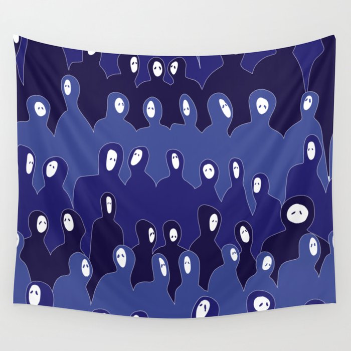 Sad Ghosts Wall Tapestry