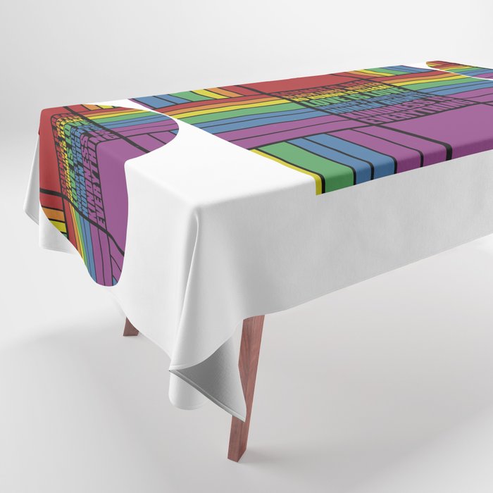 Science is real... Inspirational Fashion Tablecloth