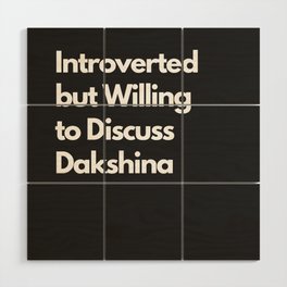 Spiritual Asian Dakshina Tee Wood Wall Art